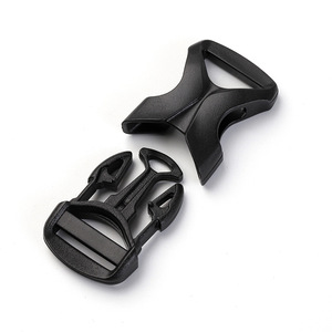Plastic Side Release Buckle 20mm Black Durable Bag Accessory for <b>Backpacks</b> Waist Bags School Bags Adjustable <b>Straps</b> - Product Image 3