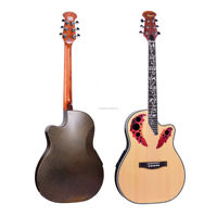 Guitare acoustique électrique OEM 41 pouces avec égaliseur 4 bandes, qualité supérieure d'usine