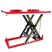 Table élévatrice à ciseaux électrique hydraulique en acier certifiée CE, capacité 3000 kg, 1M 2M 5M, télécommande pour chargement/déchargement de marchandises