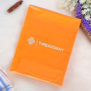 Enveloppes écologiques personnalisées avec logo, couleur crème mate, pour l'expédition de vêtements, vêtements, emballages, sacs en plastique imprimés - Product Image 4