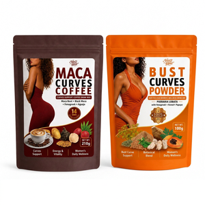<span class=keywords><strong>Maca</strong></span> Curvas Café Mezcla Para Mujeres Soporte de Curvas Energía Vitalidad Bienestar Raíz de <span class=keywords><strong>Maca</strong></span> <span class=keywords><strong>Maca</strong></span> Negra Fenogreco Aguaje 210g - Product Image 6