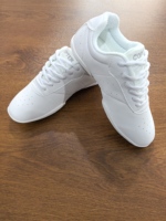 Chaussures de fitness aérobique professionnelles, blanches, en microfibre respirante, baskets athlétiques pour hommes et femmes, légères, pour l'entraînement en salle de sport