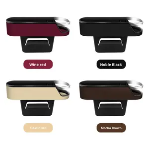 Scatola portaoggetti quadrata in pelle <span class=keywords><strong>per</strong></span> <span class=keywords><strong>auto</strong></span>, universale, <span class=keywords><strong>per</strong></span> telefono cellulare - Decorazione <span class=keywords><strong>per</strong></span> interni <span class=keywords><strong>auto</strong></span> - Product Image 1