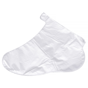 100Pcs/Bag Disposable Plastic Foot Mask <b>Covers</b> Transparent Removable PE Foot Socks for Salon Pedicure Spa Foot Care Wholesale - Product Image 3