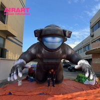 Mascotte Spatiale Géante Gonflable de Haute Qualité, Facile à Installer, Astronaute pour Publicité en Place Publique et Décoration de Festival de Musique
