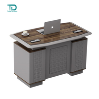 Bureau de travail Foshan avec tiroir en MDF et serrure, idéal pour la maison, l'ordinateur, l'étude ou le bureau d'étudiant, 1,2 m, 1,4 m