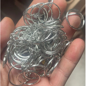 พวงกุญแจสแตนเลสทรงกลม แฟชั่น ทนทาน พร้อมสายคล้อง - Product Image 3