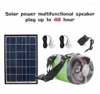 Mini système domestique solaire portable avec haut-parleur Radio FM stéréo