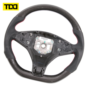 พวงมาลัยคาร์บอนไฟเบอร์แท้ TDD สำหรับรถยนต์เทสล่า รุ่น X และ S - Product Image 2