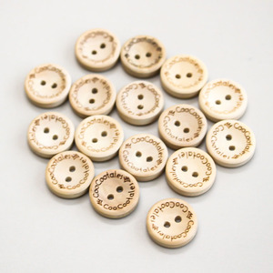 Botones de Madera de Resina con Recubrimiento Personalizado de Lujo, 2 Agujeros, Borde Personalizado, Color Personalizado, Lentejuelas Sostenibles, Forma Personalizada de Lujo - Product Image 5