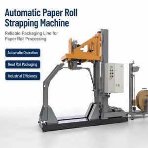 Auto <b>Running</b> Paper Reel Strapping <b>Machinery</b> With Uniform Tight Packing Performance For Paper Bales Strapping - Product Image 2