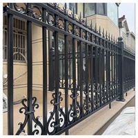 Prima Luxus Schmiedeeisen Handlauf Maßgefertigtes Metallgeländer für Treppen Veranda Garten Außendekoration