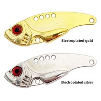 Lot de leurres de pêche artificiels réalistes de 3g à 15g, leurres bioniques VIB en alliage de zinc électroplaqué, leurres serpent couineurs – Vente en gros