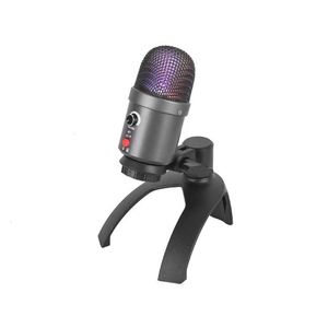 USB <b>Condenser</b> <b>Microphone</b> With Stand For Gaming And Recording - Product Image 1