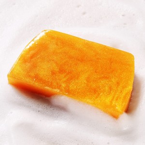 Jabón Sólido Artesanal Dorado, Jabón Hidratante para Baño y Cuerpo, Fragancia Duradera, Aceite Esencial - Product Image 3