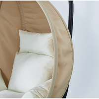 Nouvelle chaise suspendue en fer forgé moderne pour jardin et cour, balançoire panier suspendu en métal, hamac relaxant inclinable pour extérieur et balcon
