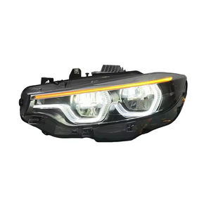 AURON Nuevos Faros Delanteros DRL Amarillos Blancos 6000K para Serie 4 F32/F80/F82 2013-2019 12V 6000LM Actualización Retrofit 36W D2H SJC - Product Image 5
