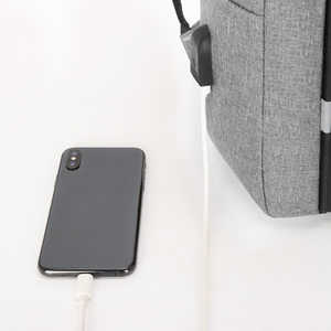 Ensemble 3 pièces personnalisé et tendance : Sac à dos durable pour ordinateur portable, sac à bandoulière, trousse à crayons – Sacs d'école étanches avec port USB pour étudiants - Product Image 5