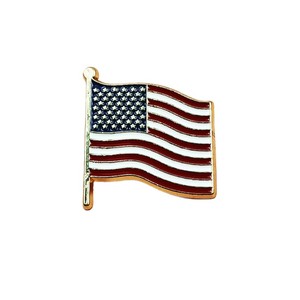 Broche drapeau tendance et simple, accessoire créatif en alliage drapeau américain, badge de décoration pour sac à dos - Product Image 5