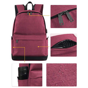 Sac à dos pour ordinateur portable personnalisé Odm Oem Factory Twinkle Men Fashion Travel College Student avec chargeur USB - Product Image 3