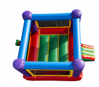 Dôme gonflable commercial arc-en-ciel en PVC pour enfants, facile à installer, idéal pour les sauts, les fêtes en extérieur et les événements de location