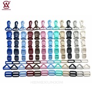 Boucle à dégagement latéral en plastique personnalisée, crochet en plastique, anneau en D, boucle coulissante robuste pour collier d'animal, sac à dos, sangle de bagage, quincaillerie