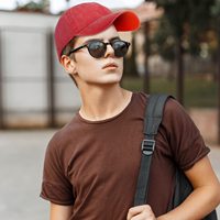Gorra de Béisbol JX Personalizada Vintage de 6 Paneles, de Algodón Lavado, con Logotipo Bordado, Visera Curva, Unisex, Deportiva