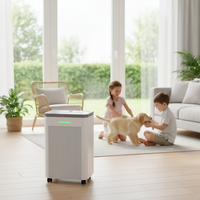 Déshumidificateur d'air portable 24L pour la maison, purificateur et sécheur pour chambre à coucher et sous-sol