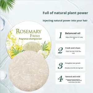 Ensemble de savon solide pour cheveux de célébrité d'Internet, huiles essentielles (Nasturtium Polygonum Multiflorum Ginseng) pour cheveux secs - Perte de cheveux - Product Image 1