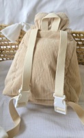 Mayorista de fábrica Mochila de PANA con Orejas de conejo para niños Mochila con cordón de un solo color lindo