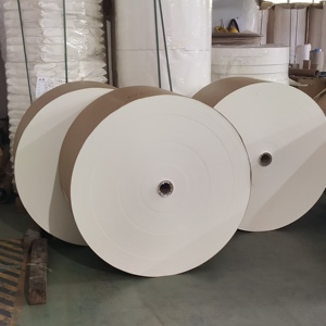 Pe Chất Lượng Cao Phát Hành Jumbo Giấy Cuộn Để Làm Cốc Giấy 100% Bột Gỗ Tráng Giấy Chết Cắt Tùy Chỉnh Cho Cà Phê Sử Dụng - Product Image 6