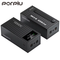 Grande Batterie Externe 50000 mAh 4 Ports USB, Haute Qualité, Portable, Vente en Gros d'Usine, Prix Bas, Utilisation Extérieure 10W