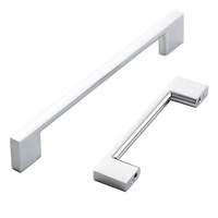 Poignées de meubles en alliage d'aluminium de style minimaliste contemporain, poignées de tiroirs pour chambre à coucher, cuisine, salon, salle de bain