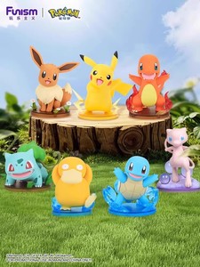 POP MART Japón Pokémon Original <span class=keywords><strong>Pikachu</strong></span> Charmander Squirtle Muñeco de Dibujos Animados Figura de PVC Estatua Juguete con Base Decoración Labuub - Product Image 6