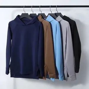 Sudadera con capucha de manga larga deportiva de secado rápido para hombre para correr, entrenamiento físico, ropa de entrenamiento mejorada