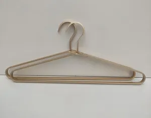 Wholesale Metal Alloy Tie Towel Storage Rack Aluminum Solid Rectangle Hanger Accessories Fashion Coat hanger