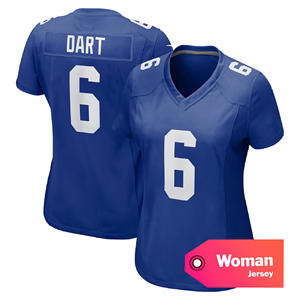 नई शैली महिलाओं की जर्सी न्यूयॉर्क #6 जैक्ससन डार्ट #44 स्केटटबो शॉर्ट सिलाई अमेरिकी फुटबॉल जर्सी - Product Image 2