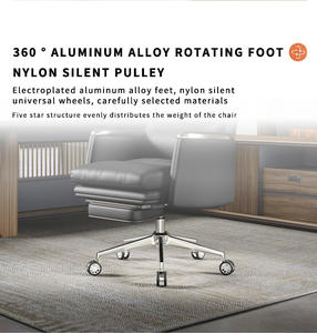 Ghế văn phòng giám đốc hiện đại cao cấp sản xuất tại Trung Quốc, chất liệu da tổng hợp PU, ghế xoay dành cho CEO, ghế da dành cho doanh nhân - Product Image 5