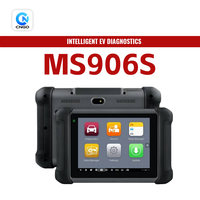 Scanner automobile MS906S, batterie 10 000 mAh, caméra arrière 8MP, comprend un kit complet de connecteurs OBD.