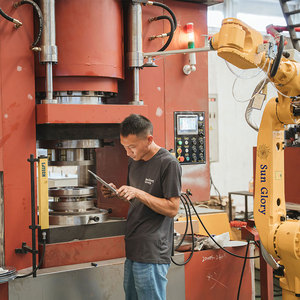 אוטומטי שאינו מקל טיגון ייצור מחבת קו הידראולי מכונת לחיצה - Product Image 5