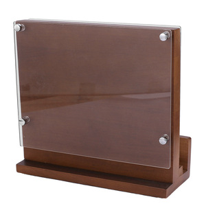 BSTW <span class=keywords><strong>support</strong></span> de <span class=keywords><strong>couteau</strong></span> en bois double face aimants organisateur de stockage de cuisine multifonctionnel écologique pour 10 couteaux porte-sac à rouleau - Product Image 4
