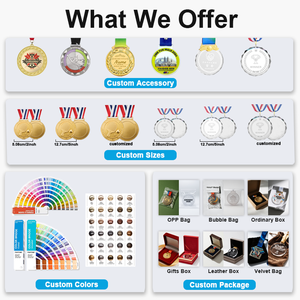 Medaglia in Metallo per Partecipazione a Fun Run con Testo 3D in Rilievo e Nome Personalizzato dell'Evento per Maratona Infinity Bambini - Product Image 3