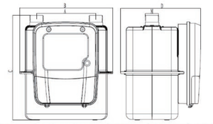 Compteur de gaz intelligent à diaphragme numérique à ultrasons VIEWSHINE D-GR1, en acier inoxydable, pour gaz naturel, débit de 0,016 à 6 m³/min, raccords G1.6 à G4 – Vente chaude - Product Image 2