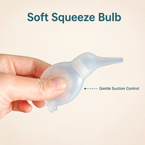 Aspirador Nasal Suave para Bebés Recién Nacidos con Punta Larga en Forma <span class=keywords><strong>de</strong></span> Pingüino, Herramienta <span class=keywords><strong>de</strong></span> Limpieza Nasal con Succión Bucal - Product Image 1