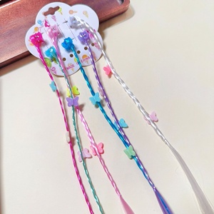 Perruque de tresse sale et fraîche colorée pour enfants nouvelles filles exécutant un clip de griffe de trompette de danse de rue - Product Image 5