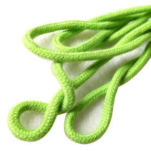 CR005 Fabricante Suministro Cordón Poliéster Algodón 5mm Cordón <span class=keywords><strong>Verde</strong></span> Redondo con Núcleo - Product Image 5