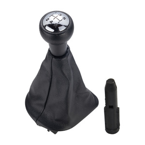 Peugeot Car Gear <b>Knob</b> Black Leather Ergonomic <b>Shift</b> <b>Knob</b> For Peugeot 307 Citroen Models - Product Image 4