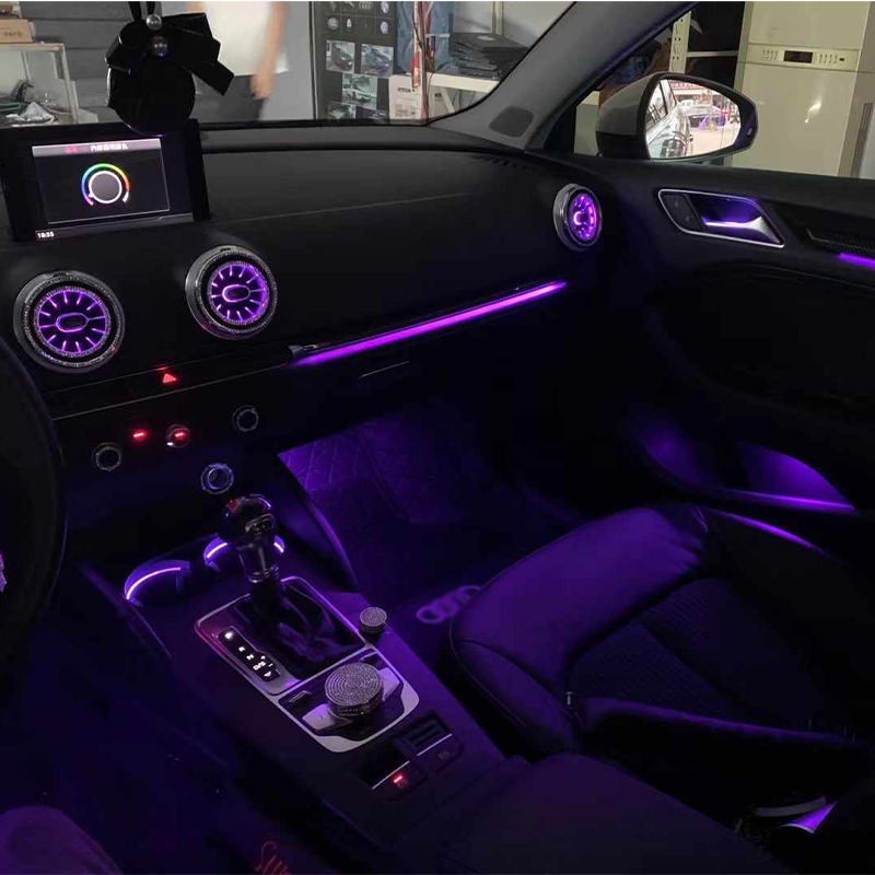 Audi A3エアベント用 LEDアンビエントライトセット(2004-2020)