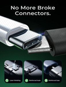 PD60W 1 2 3 M USB Tipo C Cable de carga rápida para Samsung S20 S10 Huawei P40 Mate 30 Xiaomi Mi 10 Cable de cargador de teléfono móvil - Product Image 5