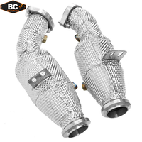 Tuyau d'échappement haute performance 200 cellules avec isolation pour moteur C43 W205 E43 W213 GLC43 GLE43 C450 AMG 3.0T M276 2016+